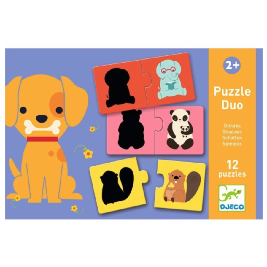 Puzzle bois 3 niveaux - Leo & Co Djeco - Les bébés du bonheur