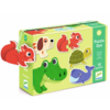 Djeco Puzzel duo - Dieren - 10 x 2 stukjes