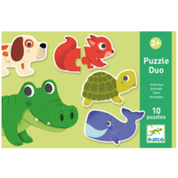 thumb-Puzzle duo - Animals - 10 x 2  pieces-2