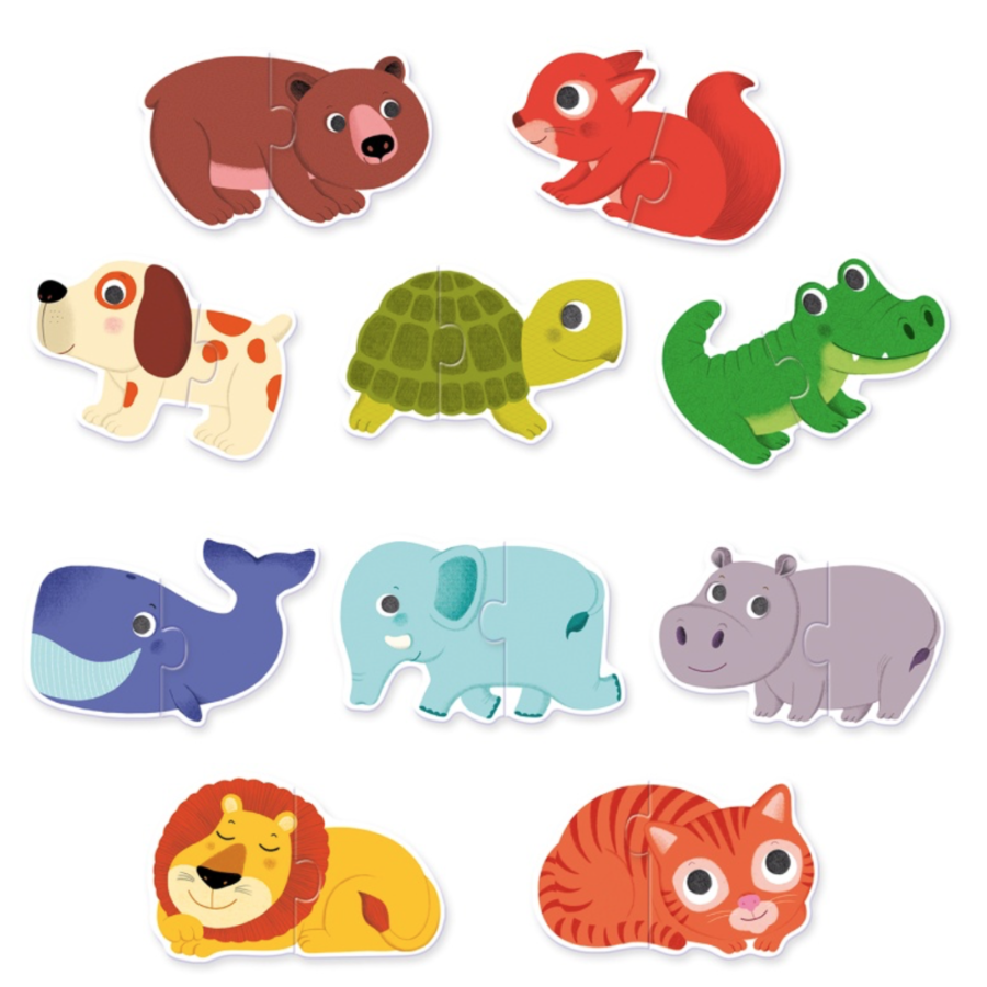 Puzzle duo - Animaux - 10 x 2 pièces-3