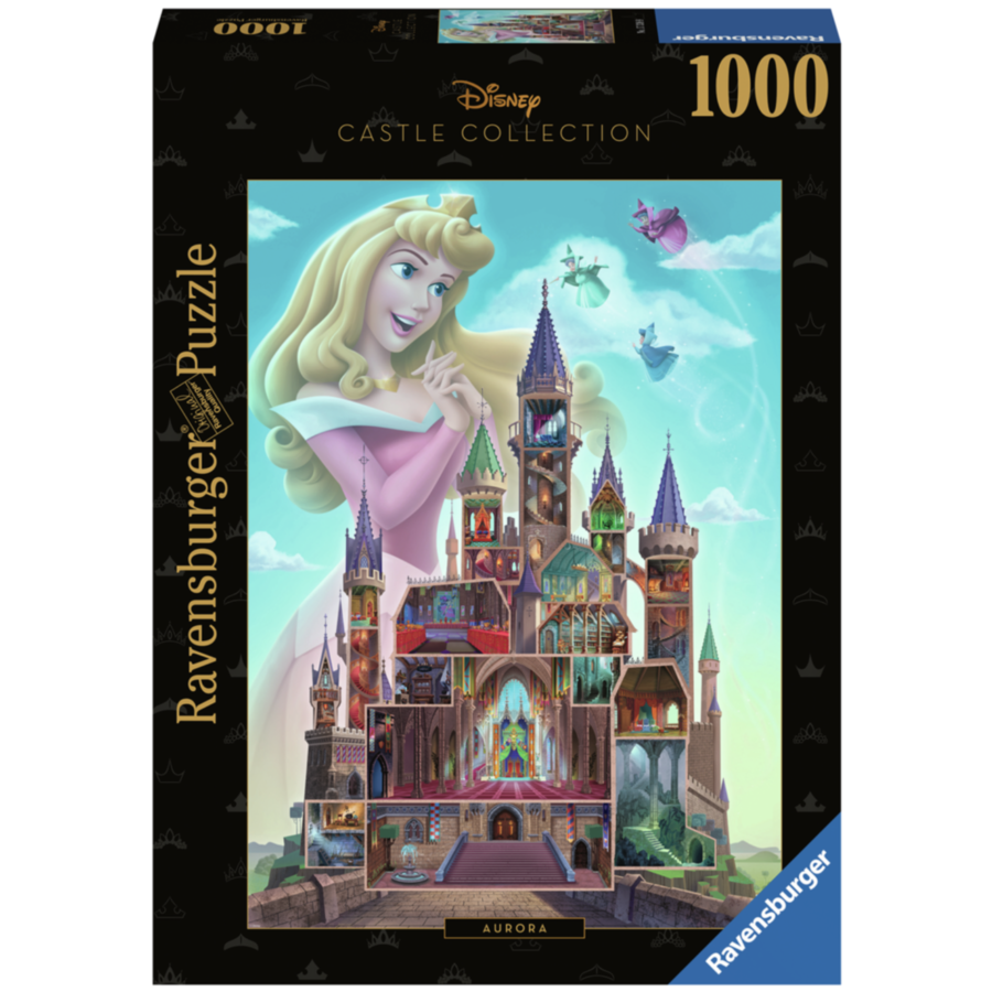 Aurora - Disney Kasteel 9 - puzzel van  1000 stukjes-1