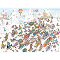 thumb-It's all going downhill - Jan van Haasteren - puzzle of 1000 pieces-1