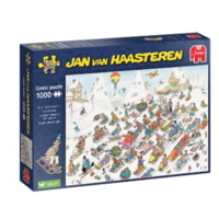 thumb-Descente effrénée à la montagne - Jan van Haasteren - puzzle de 1000 pièces-2