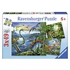 Ravensburger Dinosauriërs - 3 x 49 stukjes