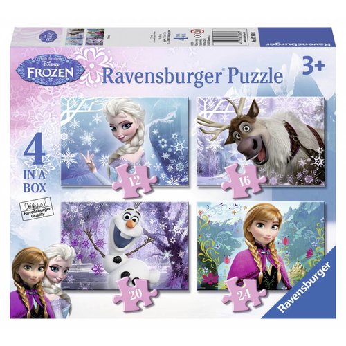  Ravensburger Frozen - 12+16+20+24 stukjes 