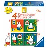 Ravensburger Nijntje - 4 kinderpuzzels van 6 + 9 + 12 + 16 stukjes