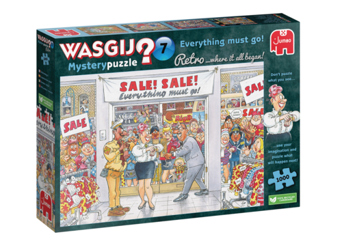  Jumbo Wasgij Retro Mystery 7 - Everything must go - 1000 pieces 