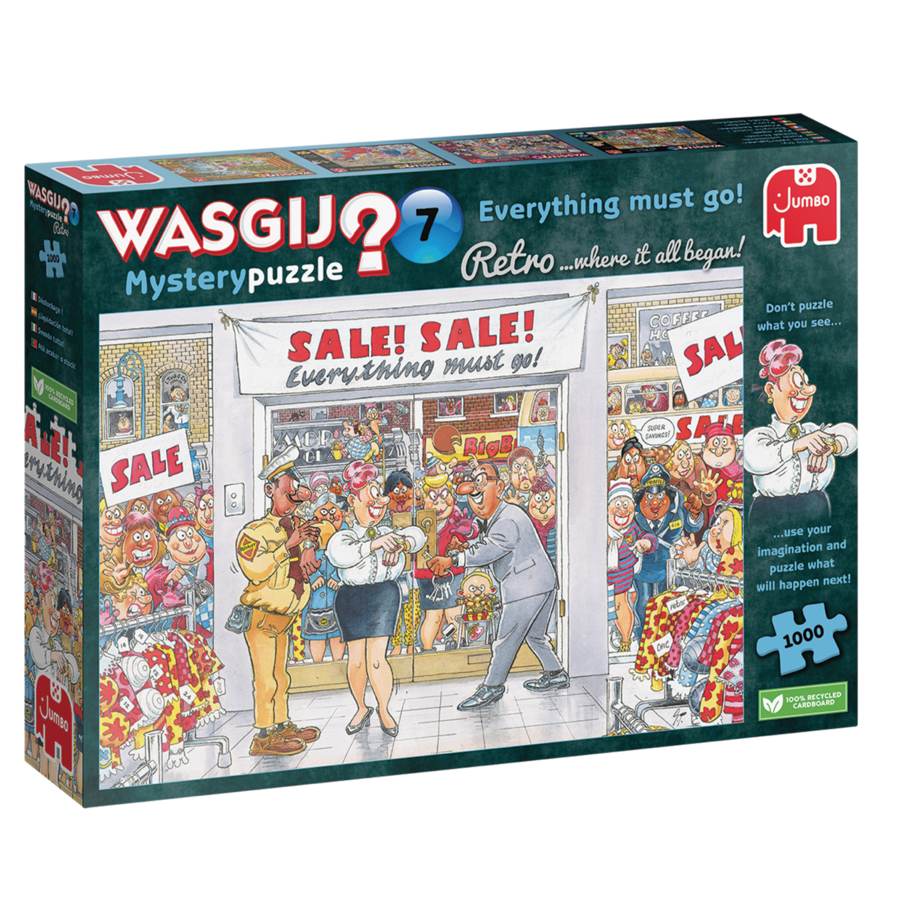 Wasgij Retro Mystery 7 - Everything must Go  - 1000 pieces-1