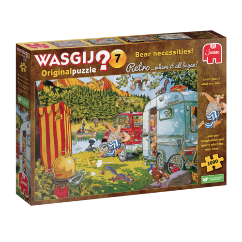  Jumbo Wasgij Retro Original 7 - Bear Necessities - 1000 pièces 