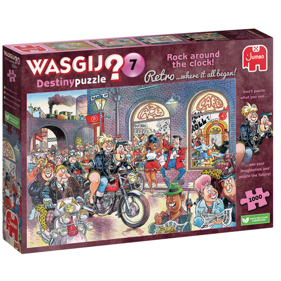 Wasgij Retro Destiny 7 - Rock Around The Clock  - 1000 pieces-1