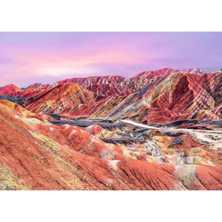 Regenboogbergen - China  - 1000 stukjes-2