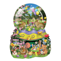 Easter Globe  - jigsaw puzzle of 1000 pieces