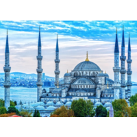 thumb-La Mosquée bleue - puzzle de 1000 pièces-1