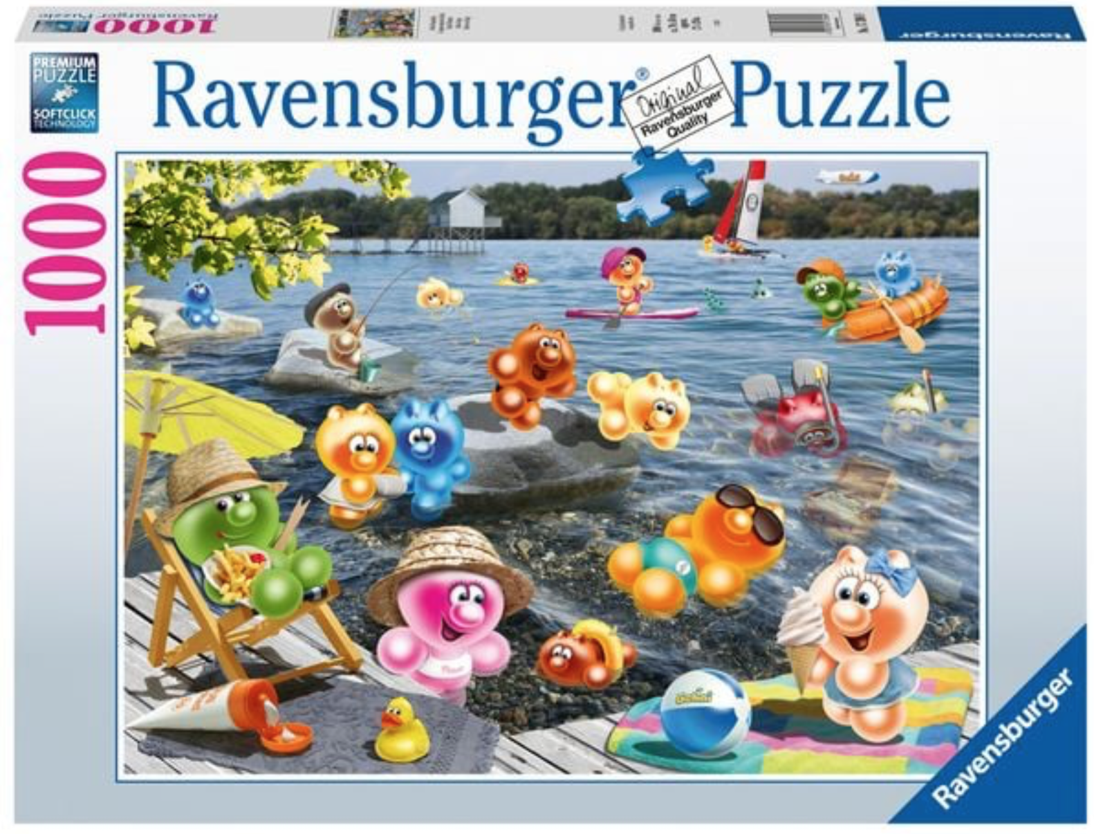 RAVENSBURGER Puzzle 500 pièces - Vue sur la mer pas cher 