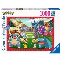 thumb-Confrontatie tussen Pokemons - puzzel van 1000 stukjes-1