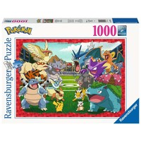 thumb-Confrontation entre Pokemon -  puzzle de 1000 pièces-1