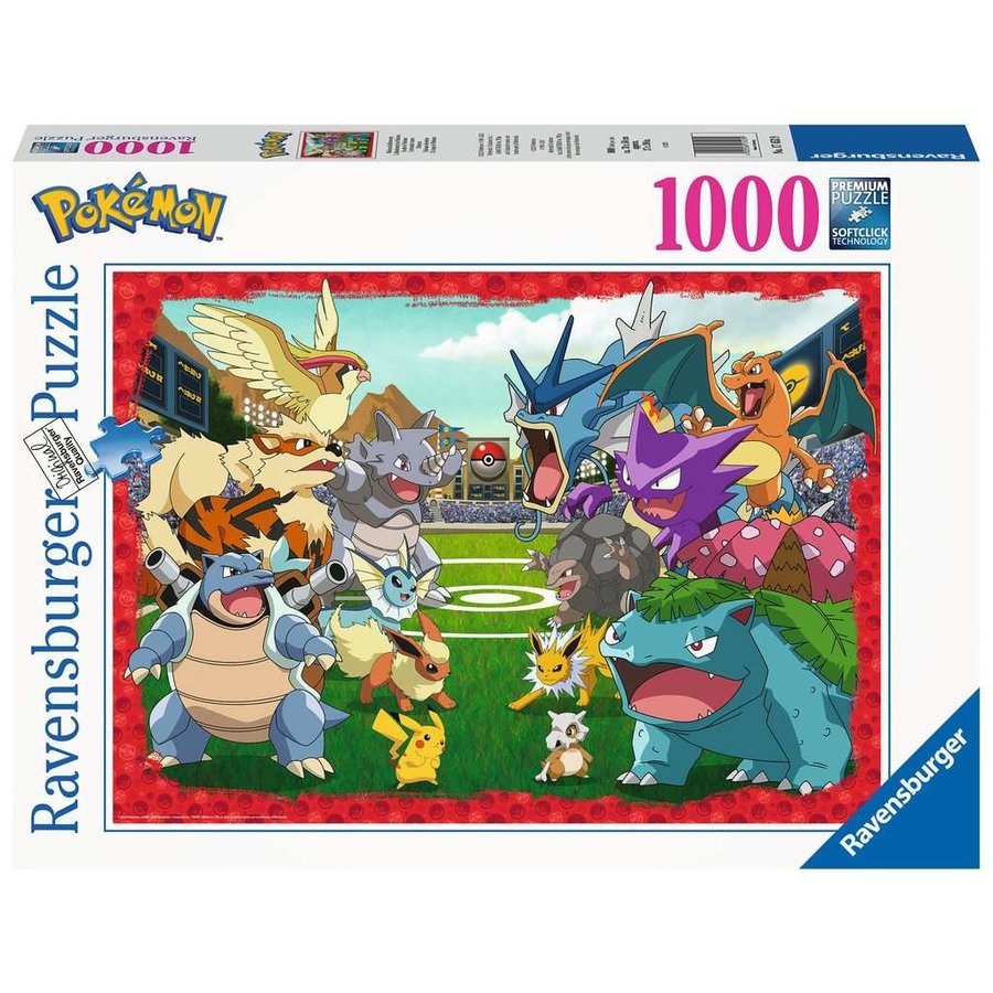 Confontatie tussen Pokemons -  puzzel van 1000 stukjes-1