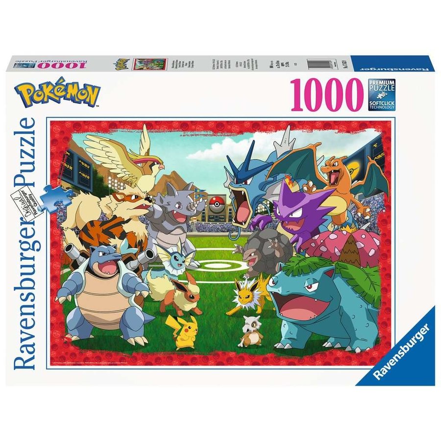 Confrontation entre Pokemon -  puzzle de 1000 pièces-1