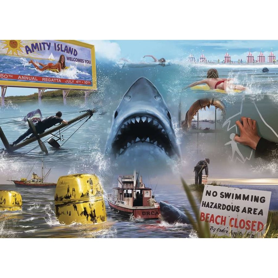 Jaws! - jigsaw puzzle of 1000 pieces-2