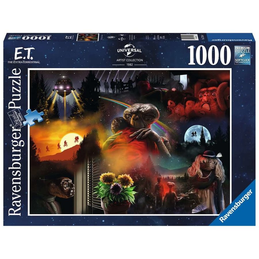 E.T. The Extra Terrestrial - jigsaw puzzle of 1000 pieces-1