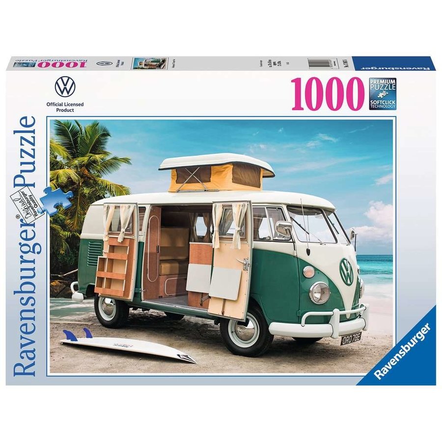 Volkswagen T1 Camper Van - 1000 pieces-1