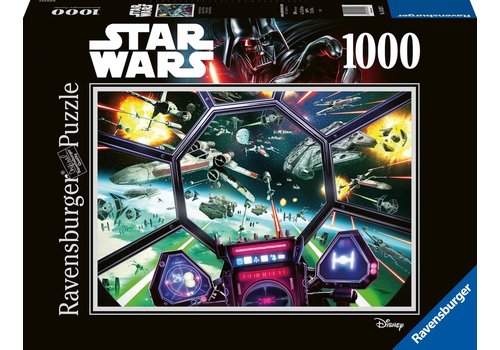  Ravensburger Star Wars - TIE Fighter Cockpit - 1000 pièces 
