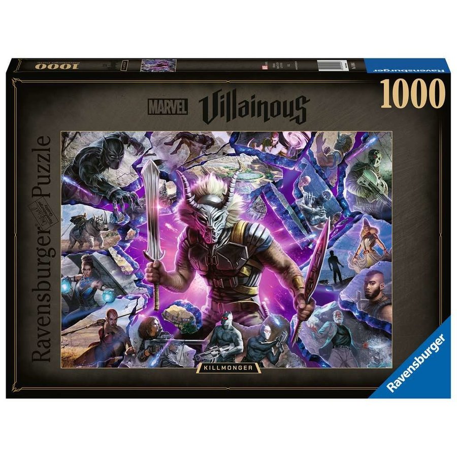 Villainous  Killmonger - puzzle of 1000 pieces-1
