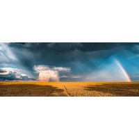 thumb-Mystieke regenboog - Java  - panoramische puzzel van  1000 stukjes-2