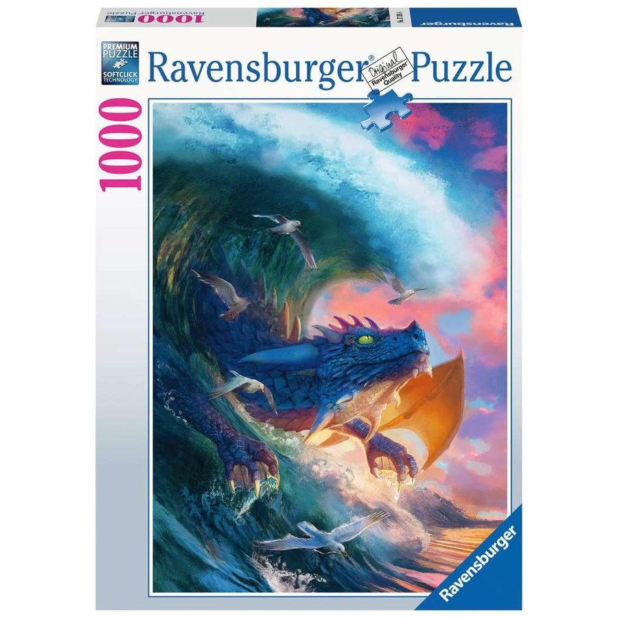 Dragon Race - jigsaw puzzle of 1000 pieces-1