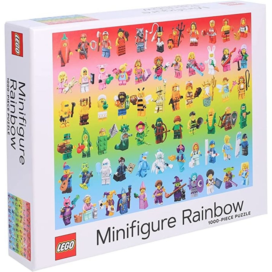 LEGO - Minifigure Rainbow - puzzel - 1000 stukjes-3