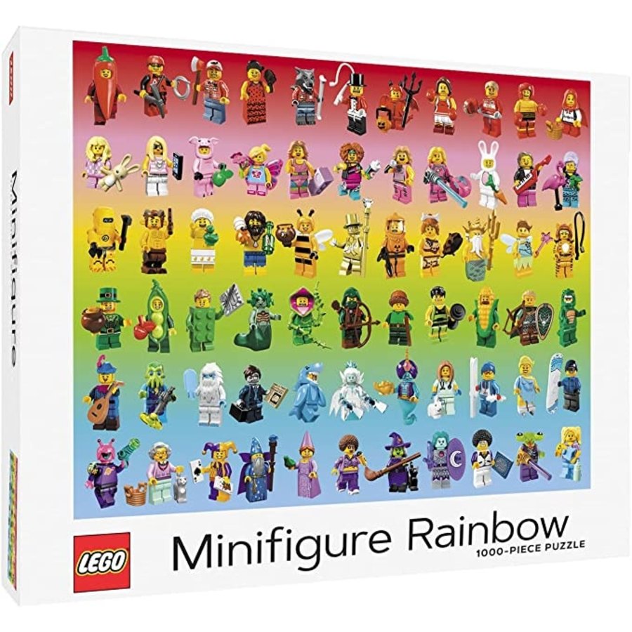 LEGO - Minifigure Rainbow - puzzle - 1000 pieces-1