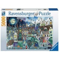 thumb-The fantastic street - jigsaw puzzle of 5000 pieces-1