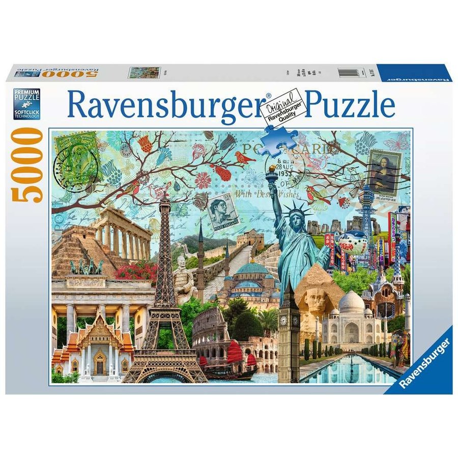 Big City Collage - jigsaw puzzle of 5000 pieces-1