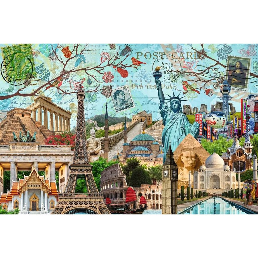 Big City Collage - jigsaw puzzle of 5000 pieces-2