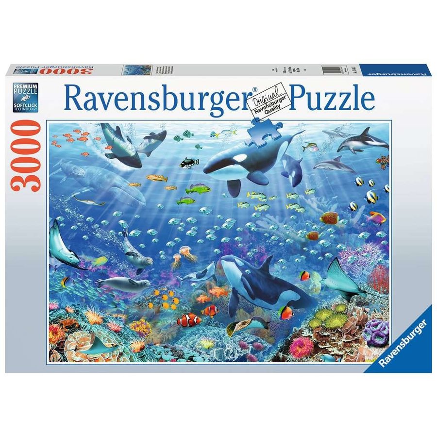 Colourful underwaterworld - puzzle of 3000 pieces-1