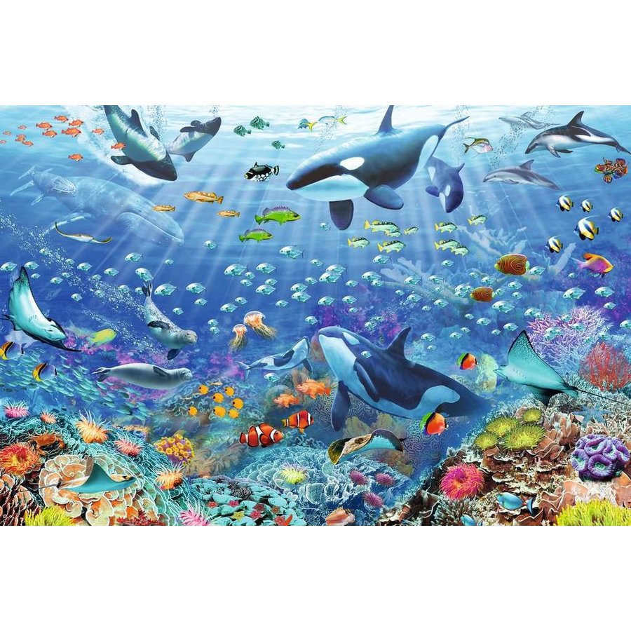 Colourful underwaterworld - puzzle of 3000 pieces-2