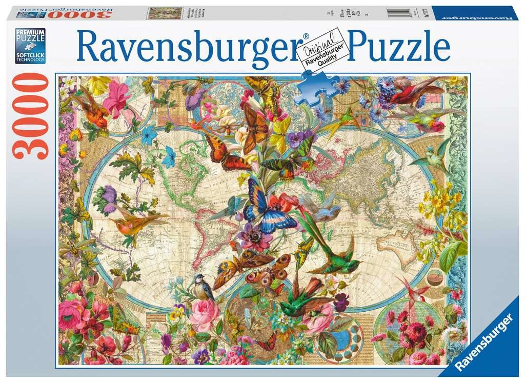 Puzzle World's map Grafika-P-02988 3000 pieces Jigsaw Puzzles - World Maps  and Mappemonde - Jigsaw Puzzle