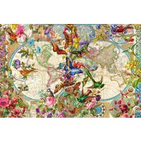 thumb-World map of butterflies - puzzle of 3000 pieces-2