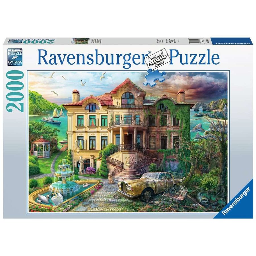 Manor house through time - puzzle of 2000 pieces-1