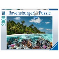 thumb-Een duik op de Malediven - puzzel van 2000 stukjes-1