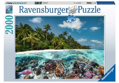  Ravensburger A dive in the Maldives - 2000 pieces 