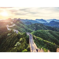 thumb-La Grande Muraille de Chine au soleil - puzzle de 2000 pièces-2