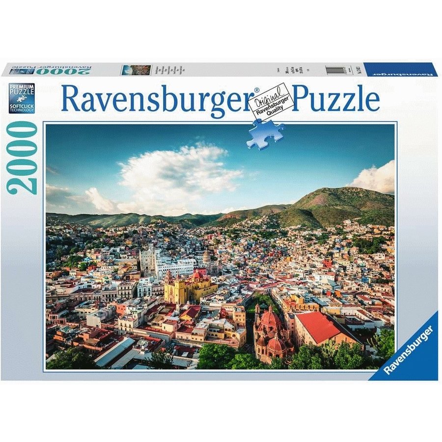 Koloniale Stad Guanajuato in Mexico - puzzel van 2000 stukjes-1