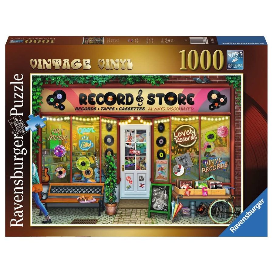 Vintage Vinyl - puzzel van  1000 stukjes-1