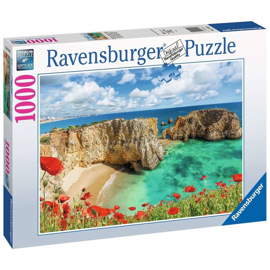 Klaprozen in de Algarve, Portugal - puzzel van 1000 stukjes-3