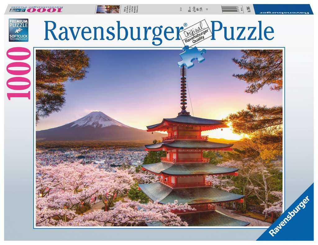 Puzzle 1000 p - l'heure du thé au jardin japonais Ravensburger