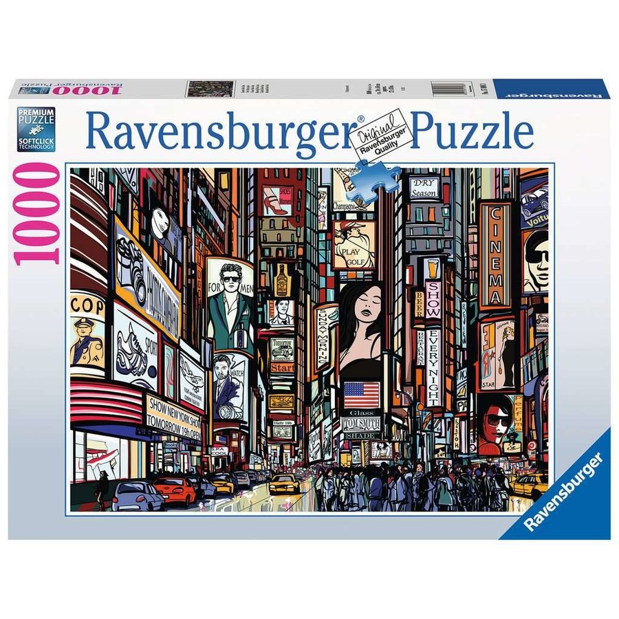 Colourful New York - puzzle of 1000 pieces-1