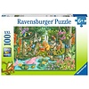 Ravensburger The jungle orchestra - puzzle of 100 pieces