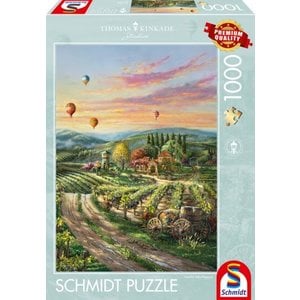 Schmidt Mountain rest - Thomas Kinkade - puzzle of 1000 pieces - Puzzles123