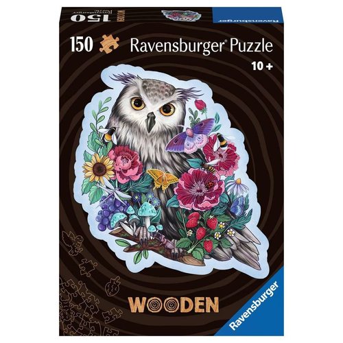 Ravensburger Hibou secret - Puzzle en bois - 150 pièces 